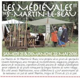 Les Médiévales de Saint Martin 2016 - Saint-Martin-le-Beau, Centre-Val de Loire