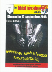 les médiévales de Nanteuil-le-Haudouin - journée du patrimoine  - Nanteuil-le-Haudouin, Hauts-de-France