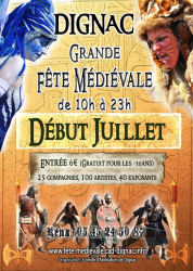 Les Rencontres médiévales de Dignac 2014 - Dignac, Nouvelle-Aquitaine
