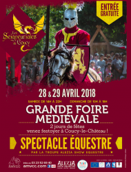 Les Seigneuriales de Coucy - Grande foire médiévale 2018 - Coucy-le-Château-Auffrique, Hauts-de-France