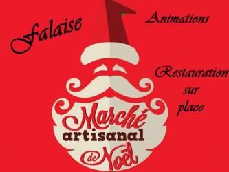Marché artisanal et médiéval de Noel à Falaise - Falaise, Normandie