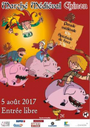Marché médiéval de Chinon 2018 - Chinon, Centre-Val de Loire