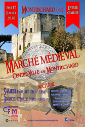 Marché médiéval de Montrichard 2016 - Montrichard, Centre-Val de Loire