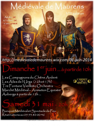 MEDIEVALE DE MAURENS 2014 , Maurens - Maurens, Nouvelle-Aquitaine