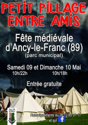 PETIT PILLAGE ENTRE AMIS , Ancy-le-Franc - Ancy-le-Franc, Bourgogne Franche-Comté
