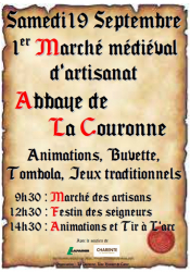 Premier marché médiéval La Couronne - La Couronne, Nouvelle-Aquitaine