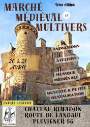 Marché médiéval et multivers du château Rimaison 2024 - Pluvigner, Bretagne