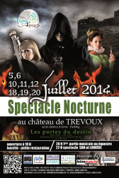 Spectacle nocturne 2014 au Château de Trévoux - Trévoux, Auvergne-Rhône-Alpes