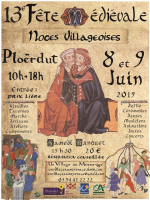 13e Fête médiévale de Ploërdut - noces villageoises - Ploërdut, Bretagne