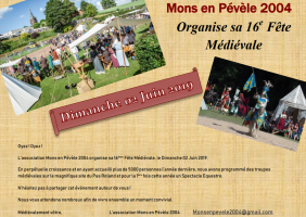 16ème Fête médiévale de Mons en Pévèle (59) - Mons-en-Pévèle, Hauts-de-France