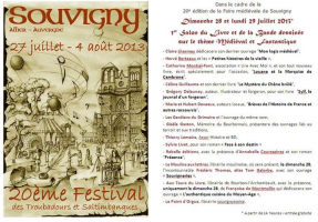 20ème Foire médiévale de Souvigny - Souvigny, Auvergne-Rhône-Alpes