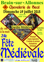 31e Fête Médiévale de la Chevalerie de Sacé , Brain-sur-Allonnes - Brain-sur-Allonnes, Pays de la Loire