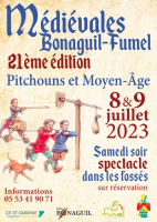 Fêtes médiévales du château de Bonaguil 2023 - Bonaguil, Nouvelle-Aquitaine