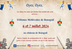 Fête médiévale du château de Bonaguil 2024 - Bonaguil, Nouvelle-Aquitaine