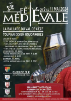 Fête Médiévale de la Ballade du Val de Cèze 2024 - Goudargues, Occitanie