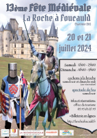 Fête Médiévale La Roche à Foucauld 2024 - La Rochefoucauld, Nouvelle-Aquitaine