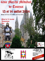 Marché médiéval de Tournai 2024 - Tournai, Hainaut