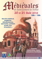 4ème édition des Médiévales de Saint-Léonard - Saint-Léonard-de-Noblat, Nouvelle-Aquitaine