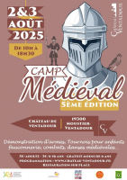 Camp Médiéval au château de Ventadour - Moustier-Ventadour, Nouvelle-Aquitaine