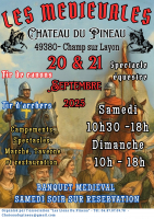 FETE MEDIEVALE AU CHATEAU DU PINEAU (49380) CHAMP-SUR-LAYON - Champ-sur-Layon, Pays de la Loire