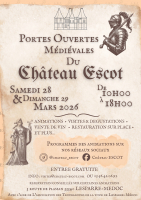 Portes Ouvertes Médiévales du Château Escot - Lesparre-Médoc, Nouvelle-Aquitaine