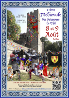 17ème Fête Médiévale des Seigneurs de Thil - Vic-sous-Thil, Bourgogne Franche-Comté