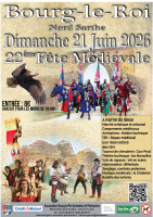 22ème fête médiévale à Bourg-le-Roi - Bourg-le-Roi, Pays de la Loire