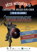 Fête médiévale 2022 : Vikings - Selles-sur-Cher, Centre-Val de Loire