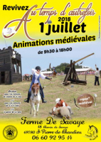Animations Médiévales à la ferme de Savoye à  Saint-Pierre-de-Chandieu 2018 - Saint-Pierre-de-Chandieu, Auvergne-Rhône-Alpes