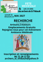FETE MEDIEVALE ET 20 ANS DES ARCHERS DE ST THIBAULT - Saint-Thibault-des-Vignes, Île-de-France