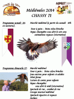 Chassy médiévales 2014 , chassy 71 - chassy 71, Bourgogne Franche-Comté