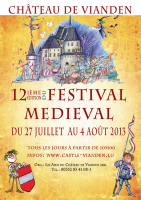 Festival Médiéval du château de Vianden 2013 - Vianden, Diekirch