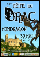 Fête du drac 2015 , Mondragon - Mondragon, Provence-Alpes-Côte d'Azur