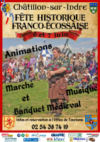 Fête Historique Franco-Ecossaise , Châtillon-sur-Indre - Châtillon-sur-Indre, Centre-Val de Loire
