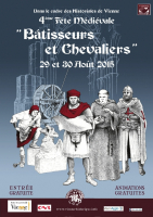 Fête médiéval 2015 - Bâtisseurs et chevaliers , Vienne - Vienne, Auvergne-Rhône-Alpes