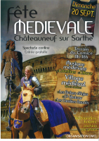 Fête médiévale 2015 à Châteauneuf-sur-Sarthe - Châteauneuf-sur-Sarthe, Pays de la Loire