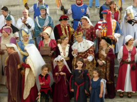 Fête médievale à l'occasion de l'election du Grand Consul du Docte College des C... - Nimes, Occitanie