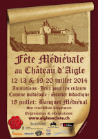 Fête médiévale au château d'Aigle - Aigle, Vaud