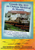 Fête médiévale au château de Montby , GONDENANS MONTBY - GONDENANS MONTBY, Bourgogne Franche-Comté