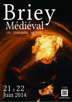 Fête médiévale de Briey: les terrasses en fête - Briey, Grand Est