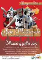 Fête médiévale édition 2015 , Baugé-en-Anjou - Baugé-en-Anjou, Pays de la Loire