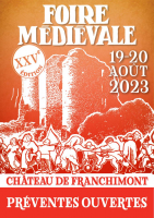 Foire Médiévale de Franchimont 2023 - Theux, Liège