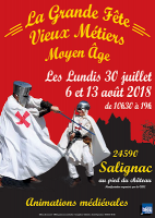 Fête des vieux métiers à Salignac 2018 - Salignac-Eyvigues, Nouvelle-Aquitaine