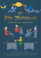 Fête Médiévale de Grandson 2019 - Grandson, Vaud