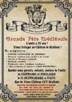 Grande fête médiévale de Walhain pour les 20 ans de l'Unité de Corroy-le-Grand - Walhain, Brabant Wallon