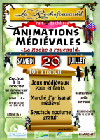 Animations médiévales 'La Roche à Foucauld' , La Rochefoucauld - La Rochefoucauld, Nouvelle-Aquitaine