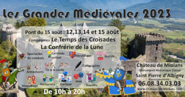 Grandes Médiévales du 15 Août de Miolans - Saint-Pierre-d'Albigny, Auvergne-Rhône-Alpes