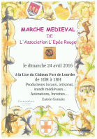 Marché médiéval au Château fort de Lourdes - Lourdes, Occitanie