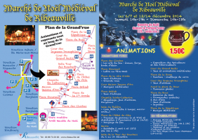 Marché médiéval de Noel 2014 à Ribeauvillé et Riquewihr - Ribeauvillé, Grand Est