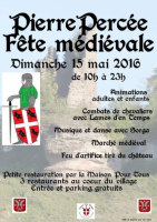 Médiévales 2016 de Pierre Percée - Pierre-Percée, Grand Est